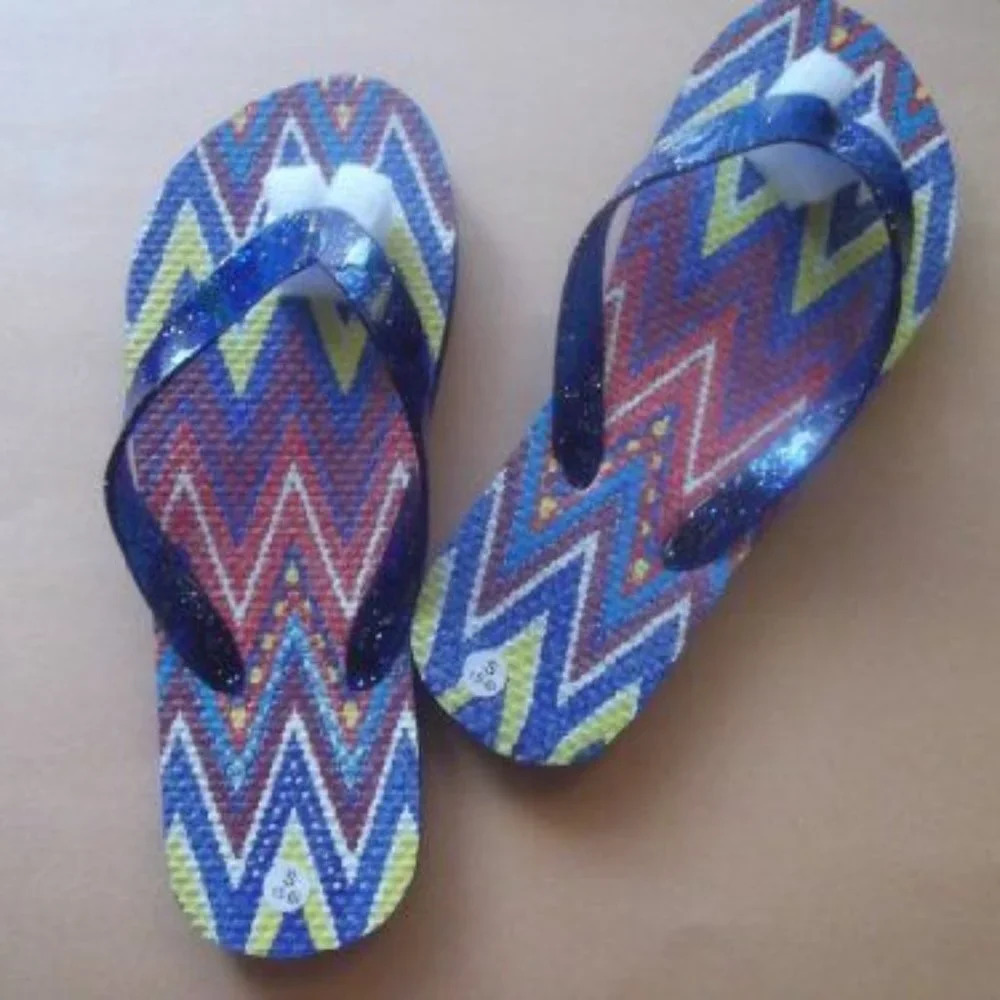 Fancy Printed Flip Flops/Tongs